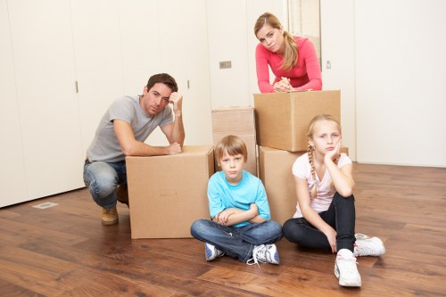 Professional movers assisting customers in Gallows Corner