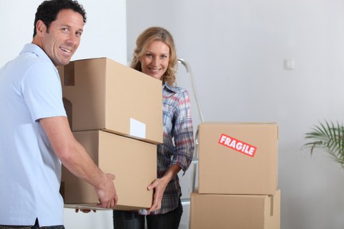 Packing services provided by Moving Van Cheam
