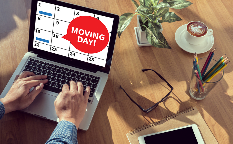 Secure packing of belongings for a move